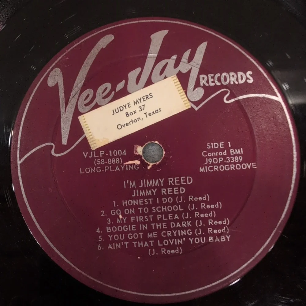 Jimmy Reed I'm Jimmy Reed Vinyl LP Vee-Jay Records VJLP-1004 Mono Blues Album - Picture 1 of 4